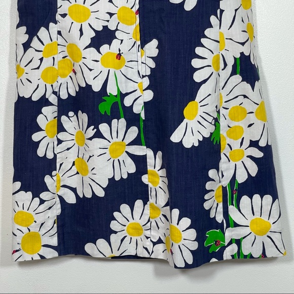 Lilly Pulitzer Ricci Floral Sheath Dress Sleeveless Navy White Sz 2 - Picture 7 of 16